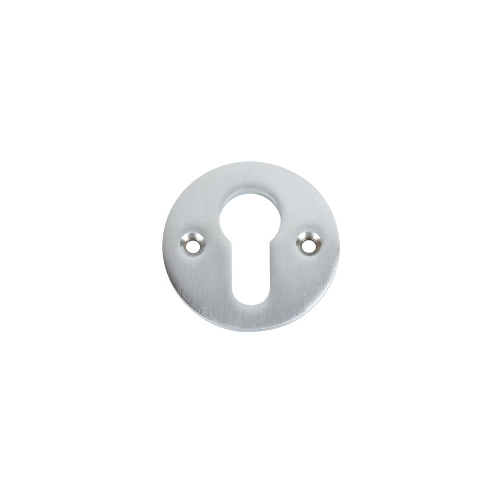 Croft Euro Profile Escutcheon - Satin Chrome